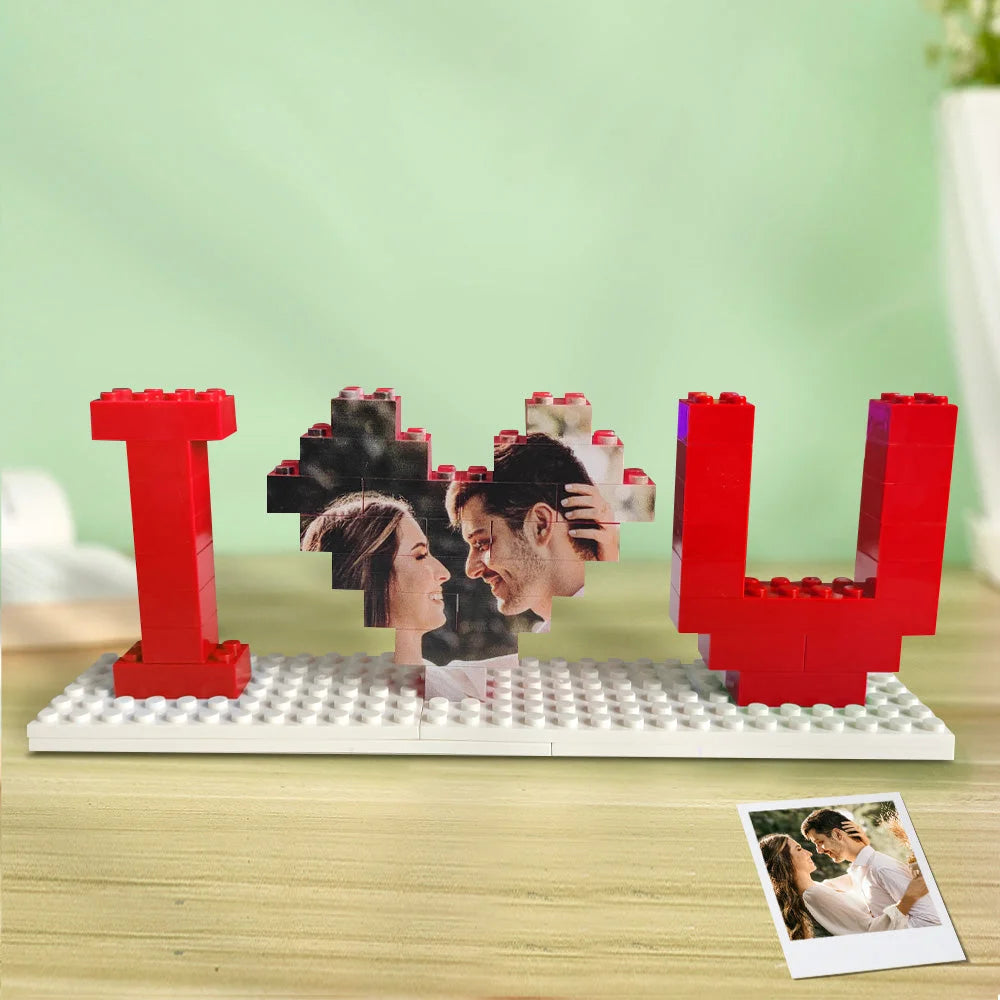 Personalized Brick Puzzles Photo Block Gifts for Lovers