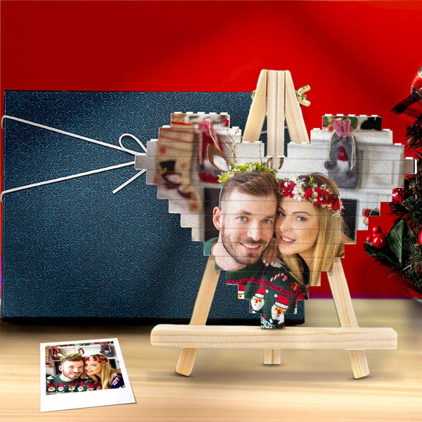 Personalized Brick Puzzles Photo Block Gifts for Lovers