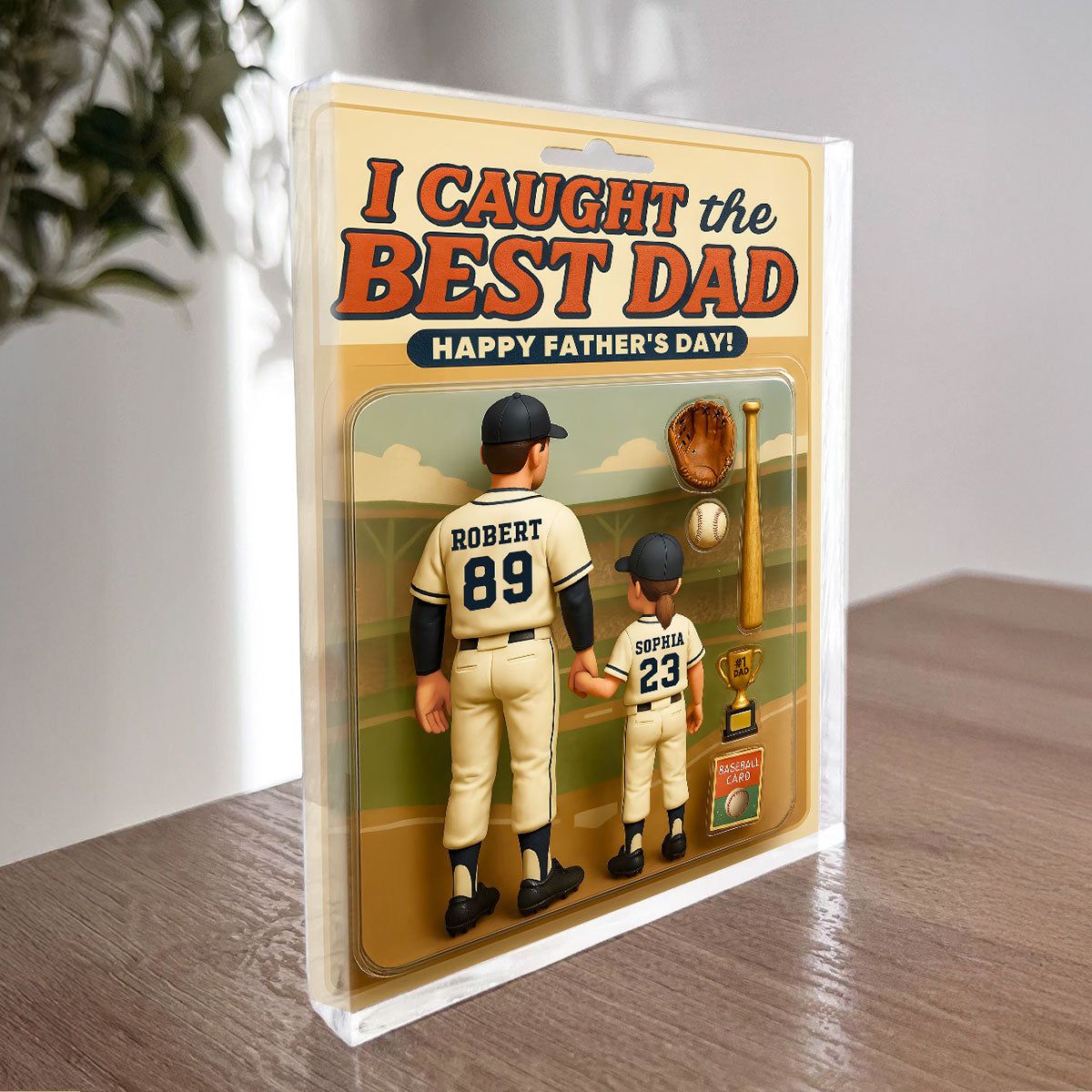 Personalized Acrylic Block Plaque, Father's Day Gift for Dad, Gift for Husband