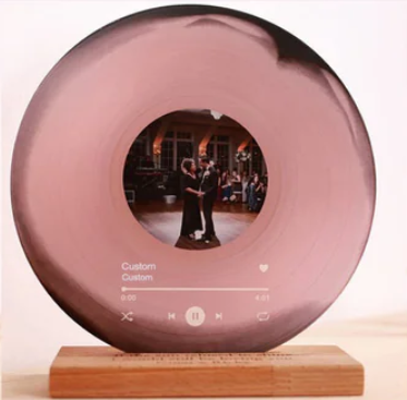 Personalized Record with Photo - Acrylic Song Plaque