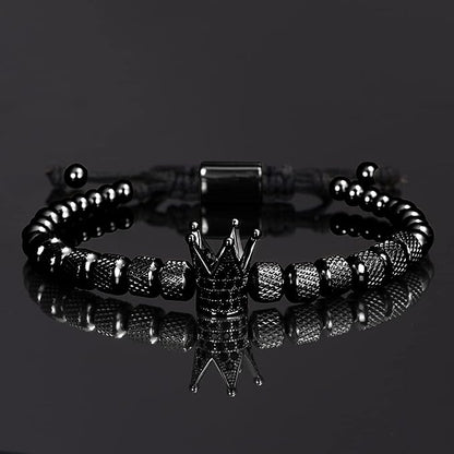 "To My Man - Straighten Your Crown" Bracelet Gift Set