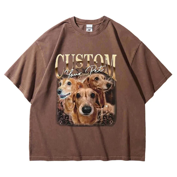 Custom Printing Vintage Hip Hop Vintage Pet Sweatshirt