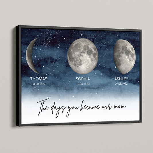 Personalized Canvas "Moon Phase"