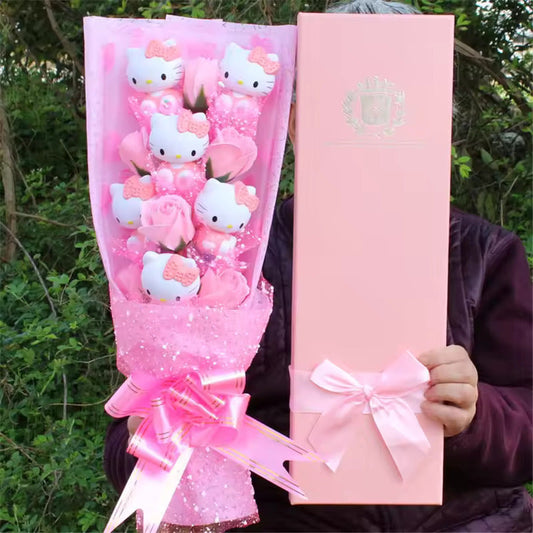 Kitty Bouquet with gift box