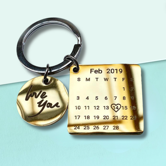 MoonLove Calendar Keychain